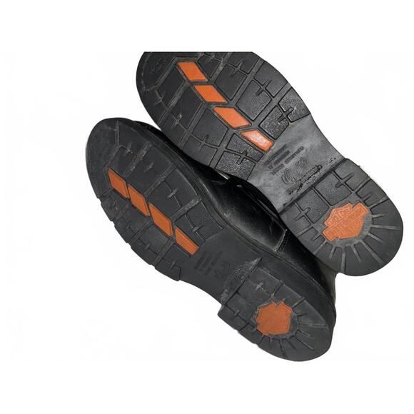 Harley-Davidson USA Engineer Leather Motorcycle Riding Boots No. 98000 Size 10 - Picture 4 of 9